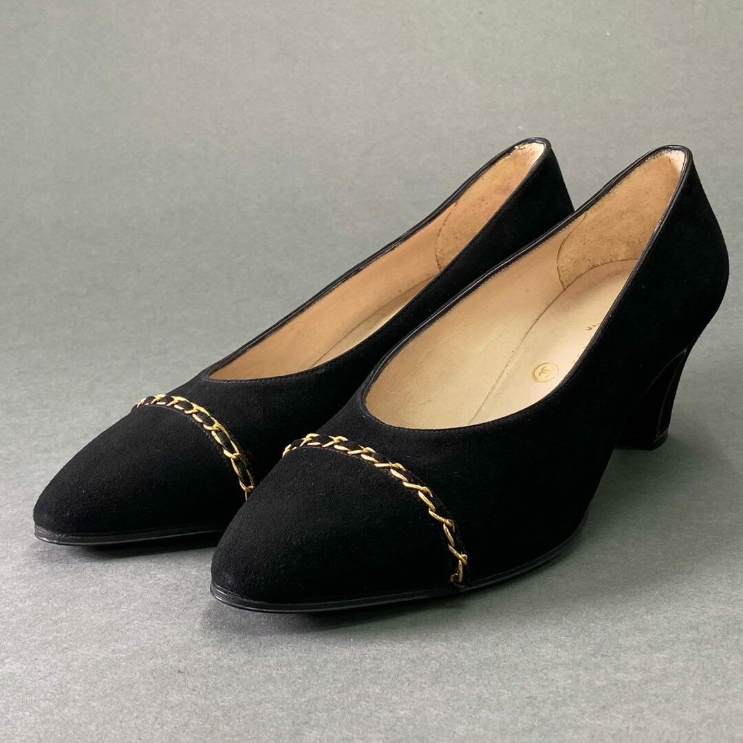 CHANEL - 4e2 《美品》 CHANEL シャネル チェーントゥ スエード CHANEL - 4e2 《美品》 CHANEL シャネル チェーントゥ スエード