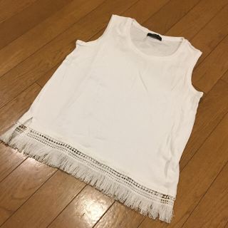 コムサイズム(COMME CA ISM)の【4月10日まで‼︎】美品＊コムサイズム  ノースリーブカットソー(カットソー(半袖/袖なし))