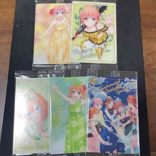 【新品】五等分の花嫁　ウエハース　中野一花　中野四葉　ビジュアルカード(その他)