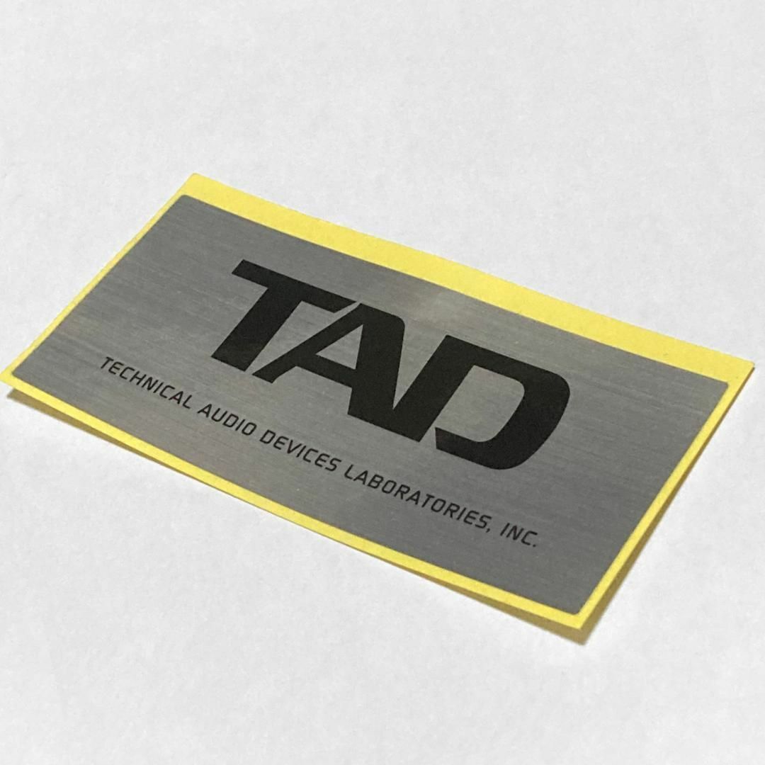 TAD ステッカー Pioneer パイオニア オーディオ スピーカー シルバー スマホ/家電/カメラのオーディオ機器(スピーカー)の商品写真
