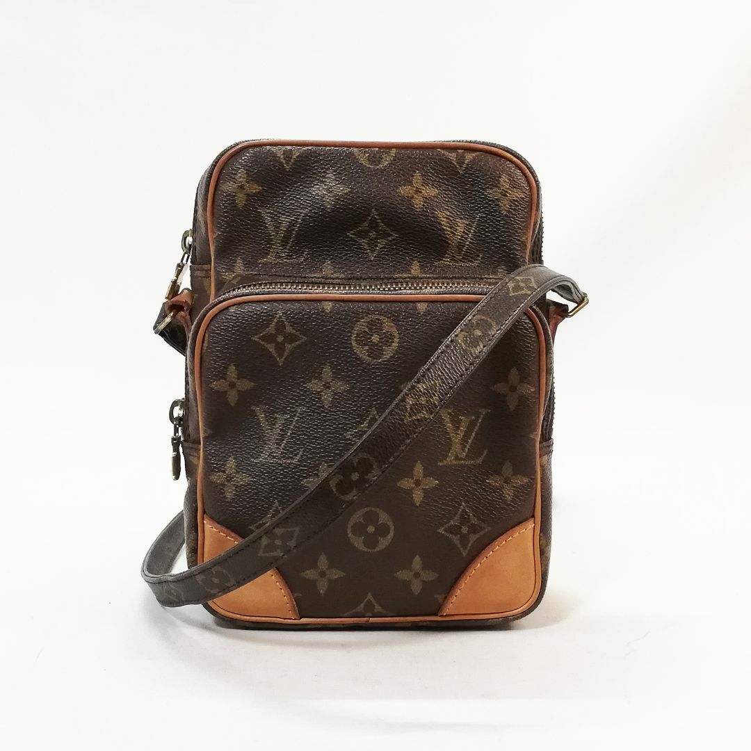 LOUIS VUITTON - 【良品】ルイヴィトン（モノグラム）アマゾン　ショルダーバッグ　ブラウン