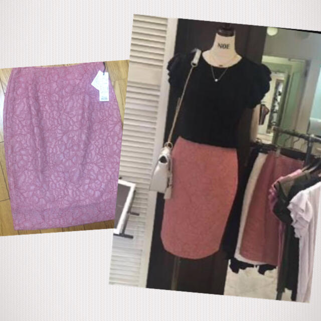 Noela(ノエラ)の新品＊ボンディングタイトスカート レディースのスカート(ひざ丈スカート)の商品写真