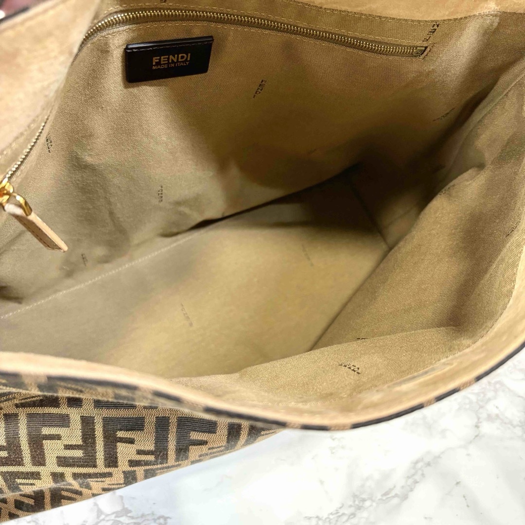 FENDI - 未使用級 FENDI BORSA HOBO ZUCCA SHOULDER BAGの通販 FENDI - 未使用級 FENDI BORSA HOBO ZUCCA SHOULDER BAGの通販