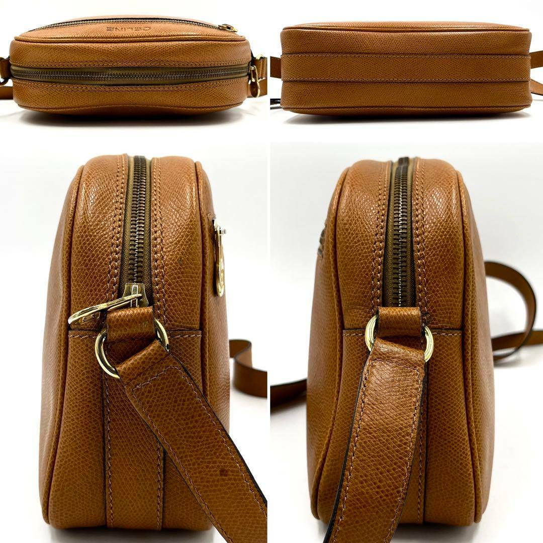 CELINE - CELINE オールドセリーヌ ショルダーバッグ ロゴ型押し CELINE - CELINE オールドセリーヌ ショルダーバッグ ロゴ型押し