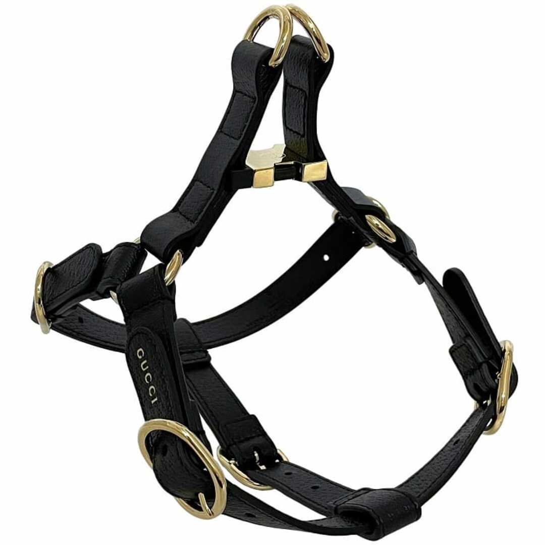 優れた品質 GUCCI ブラック 首輪とリードセット新品未使用品 レザー 首輪・ハーネス・リード