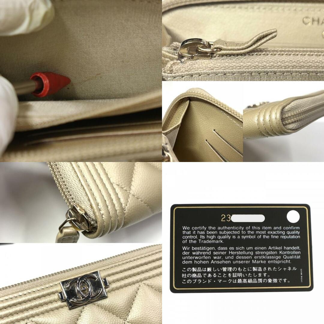 CHANEL - CHANEL シャネル 長財布 ボーイシャネル ジップ CHANEL - CHANEL シャネル 長財布 ボーイシャネル ジップ