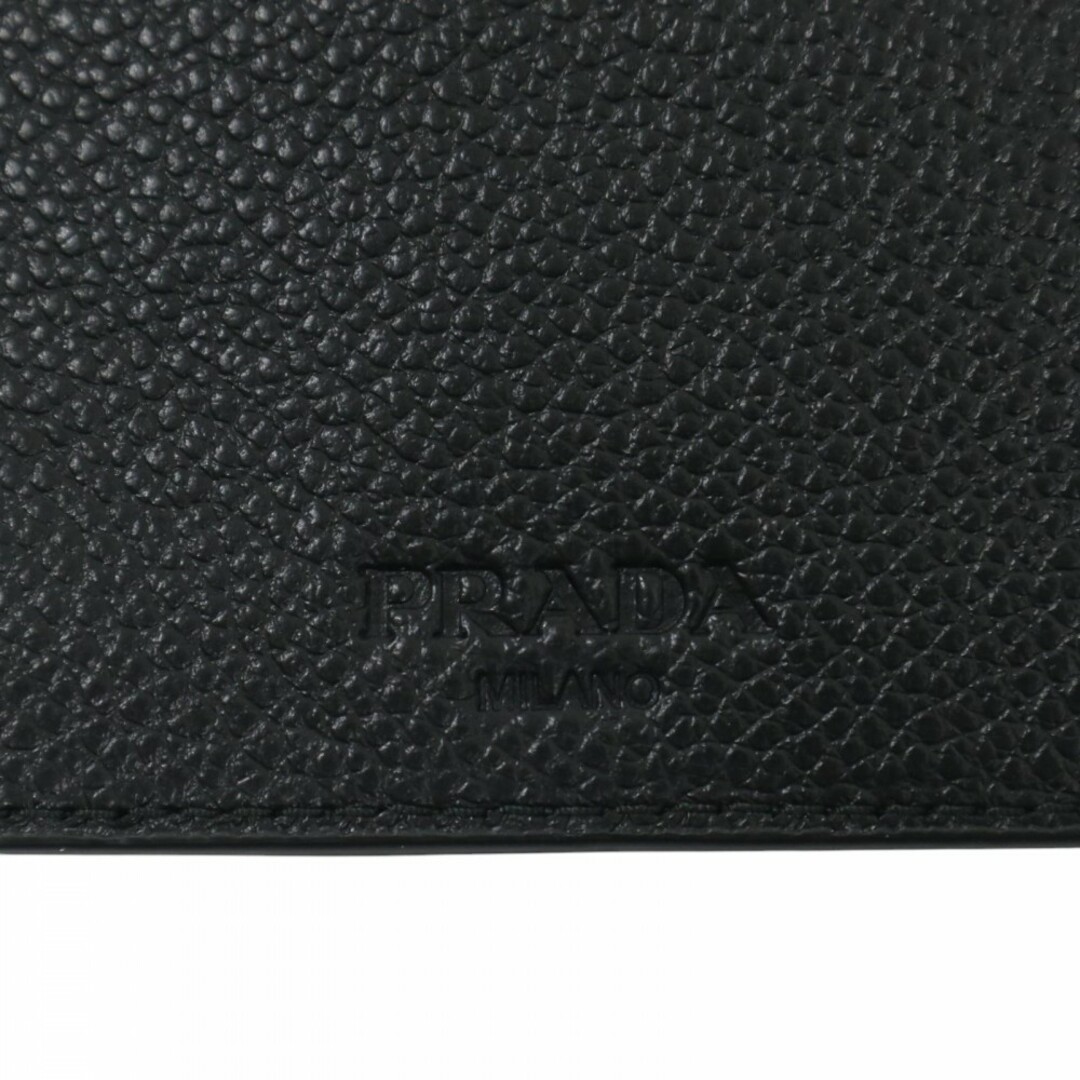 PRADA - PRADA プラダ 二つ折り財布 トライアングルロゴ PRADA - PRADA プラダ 二つ折り財布 トライアングルロゴ