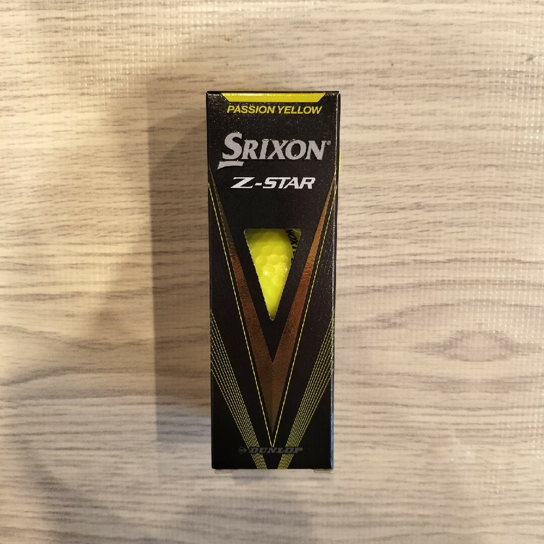 Srixon(スリクソン)の【新品未開封】DUNLOP SRIXON Z-STAR ボール 3個 黄色 スポーツ/アウトドアのゴルフ(その他)の商品写真