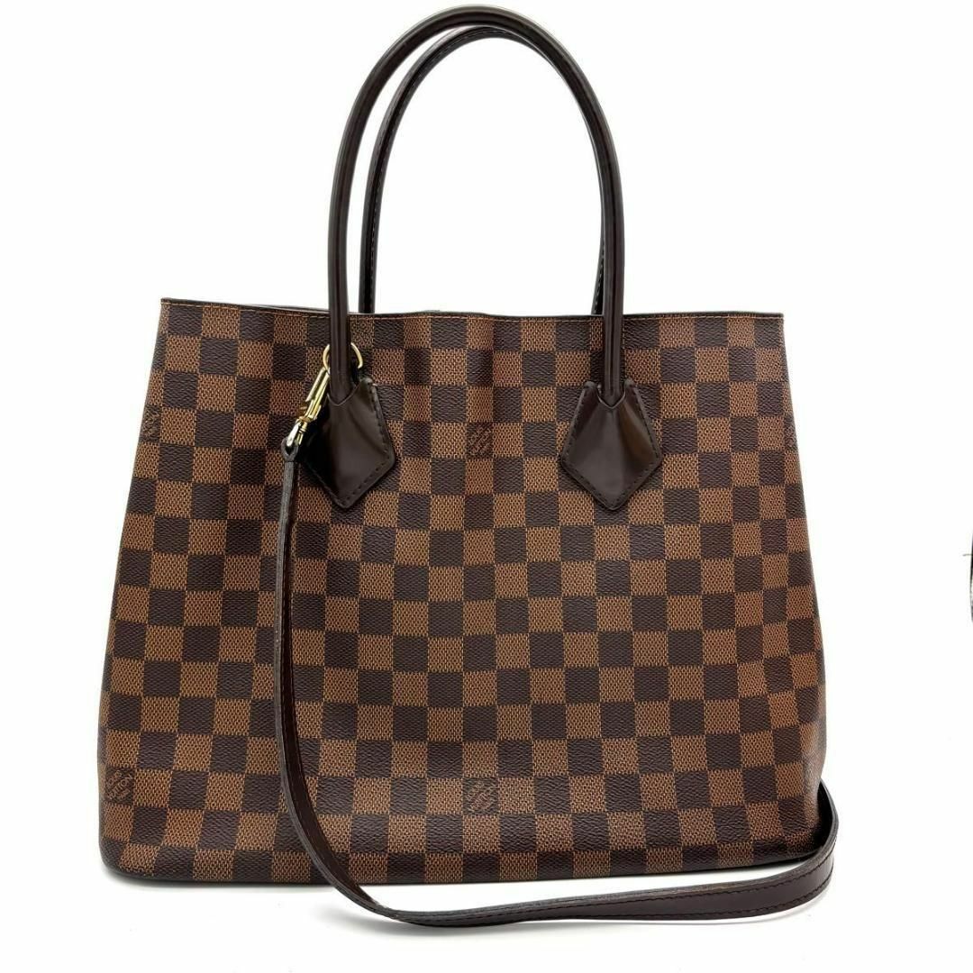 LOUIS VUITTON - ルイヴィトン ダミエ ケンジントントートバッグ LOUIS VUITTON - ルイヴィトン ダミエ ケンジントントートバッグ