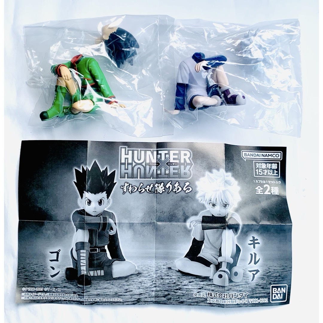 HUNTER × HUNTER すわらせ隊 りある コンプリートセット エンタメ/ホビーのおもちゃ/ぬいぐるみ(キャラクターグッズ)の商品写真