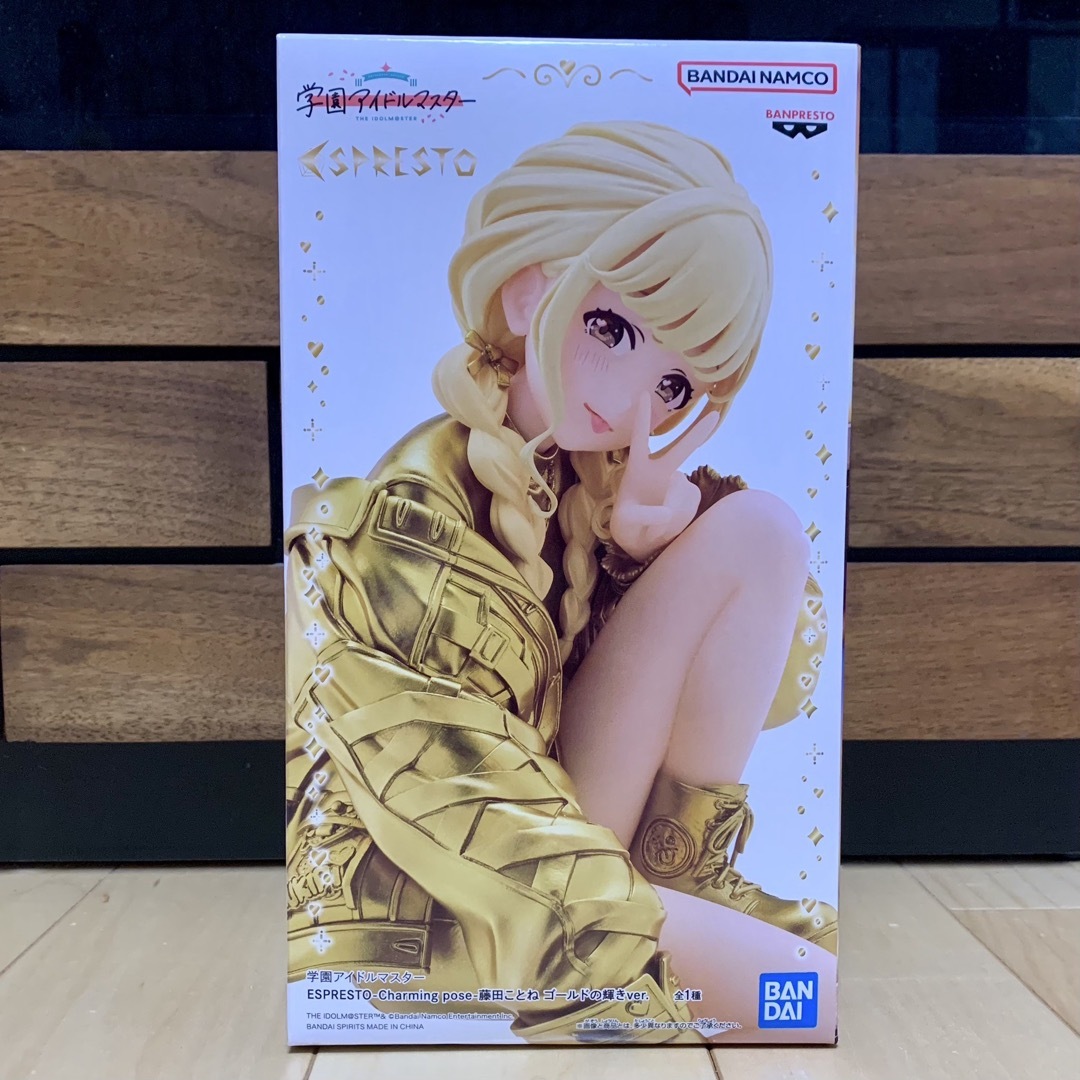 BANDAI NAMCO Entertainment(バンダイナムコエンターテインメント)の学園アイドルマスター 藤田ことね ゴールドの輝きver. ナムコ namco エンタメ/ホビーのフィギュア(アニメ/ゲーム)の商品写真