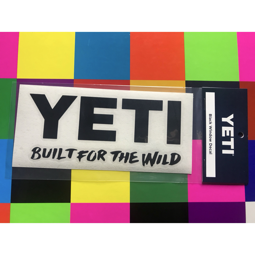 YETI(イエティ)の★海外正規品★新品未使用 イエティ カッティングステッカー 黒 スポーツ/アウトドアのスポーツ/アウトドア その他(その他)の商品写真