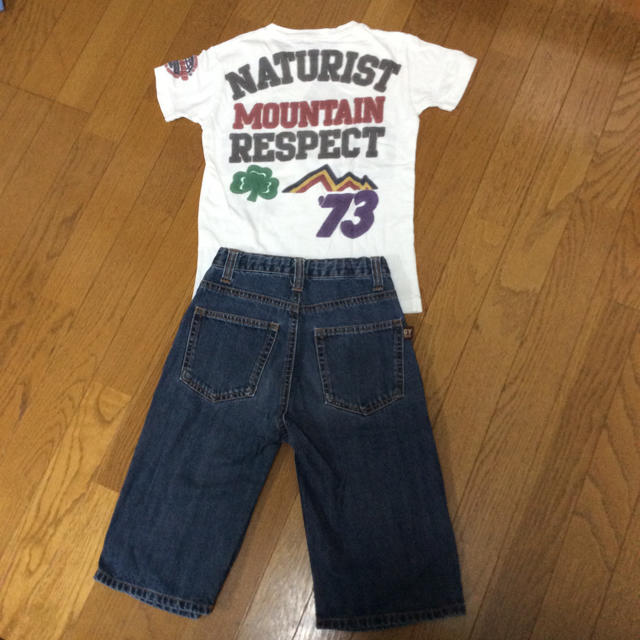 QUIKSILVER(クイックシルバー)のクイックシルバー他☆Tシャツと半パンツ キッズ/ベビー/マタニティのキッズ服男の子用(90cm~)(Tシャツ/カットソー)の商品写真