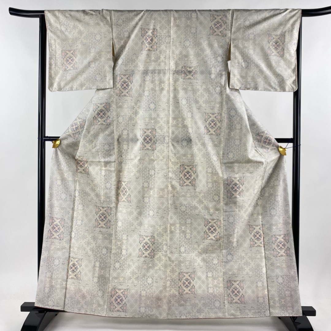 大島紬 身丈163cm 裄丈64.5cm 正絹 逸品 【中古】