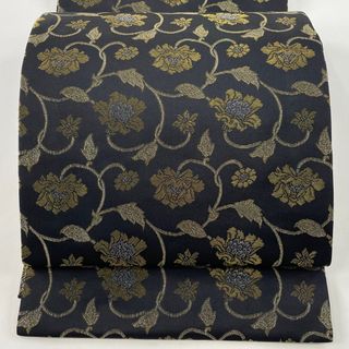 開き名古屋帯 美品 逸品 正絹 【中古】(帯)