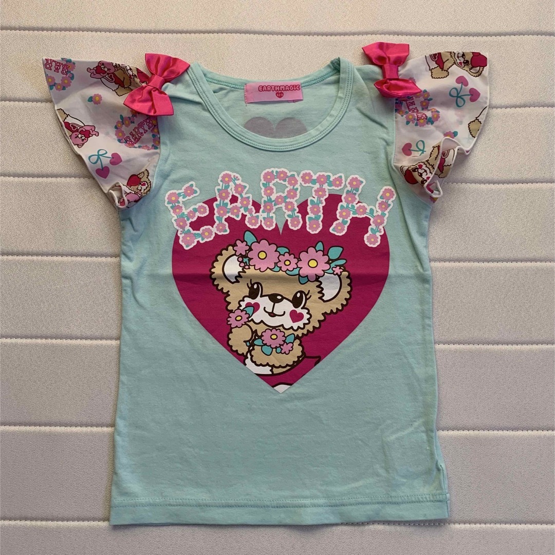 EARTHMAGIC(アースマジック)のアースマジックTシャツ キッズ/ベビー/マタニティのキッズ服女の子用(90cm~)(Tシャツ/カットソー)の商品写真