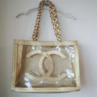 シャネル(CHANEL)の【パンくん様専用です！！】正規品☆CHANEL  ビニールトートバッグ(トートバッグ)