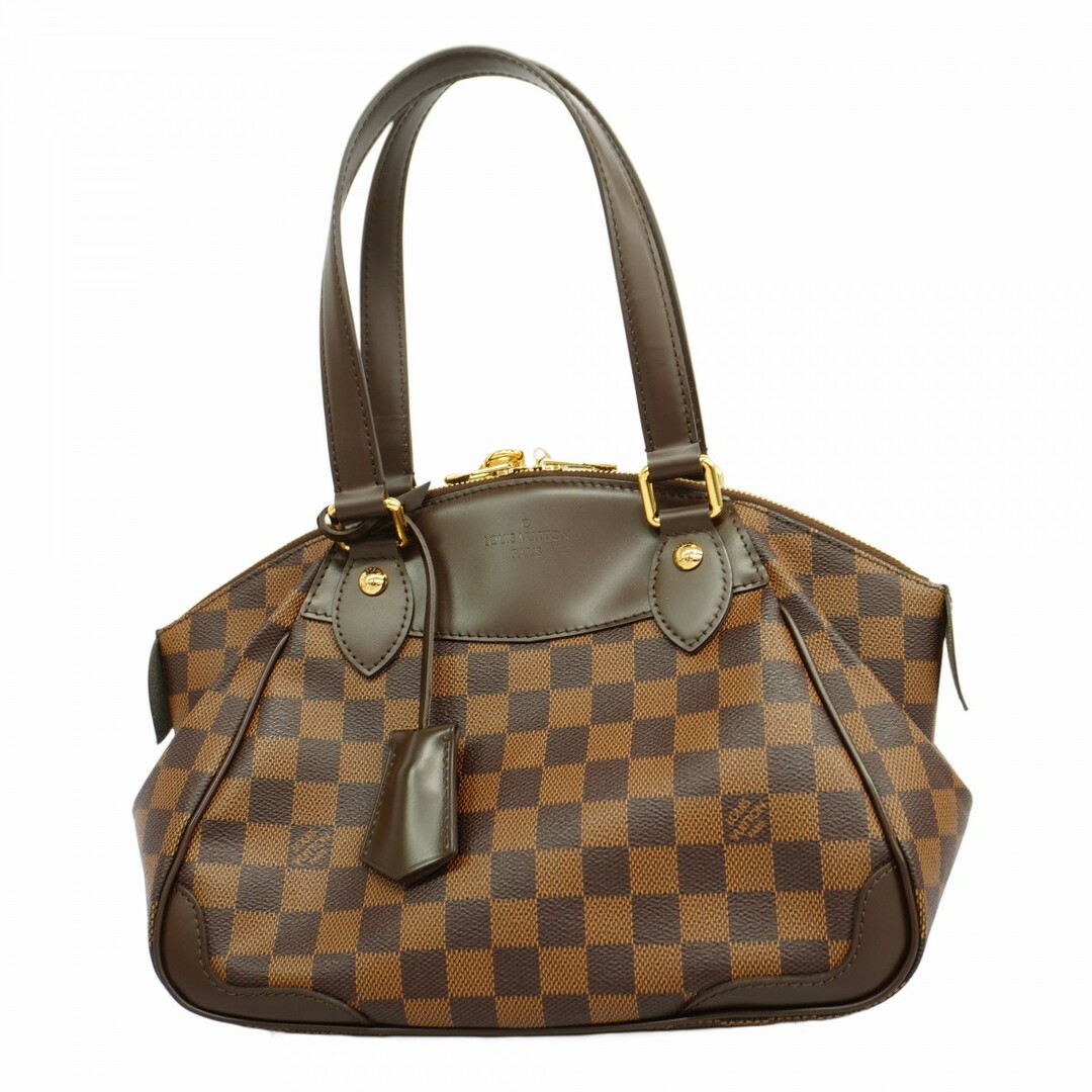 LOUIS VUITTON - 【5de6371-b】ルイヴィトン ハンドバッグ ダミエ  ヴェローナPM N41117 エベヌ【中古】レディース
