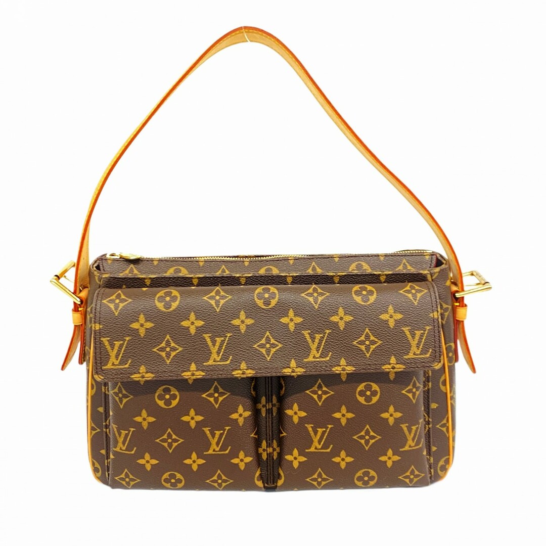 LOUIS VUITTON - 【5de6519-b】ルイヴィトン ショルダーバッグ モノグラム ヴィバシテGM M51163 ブラウン【中古】レディース