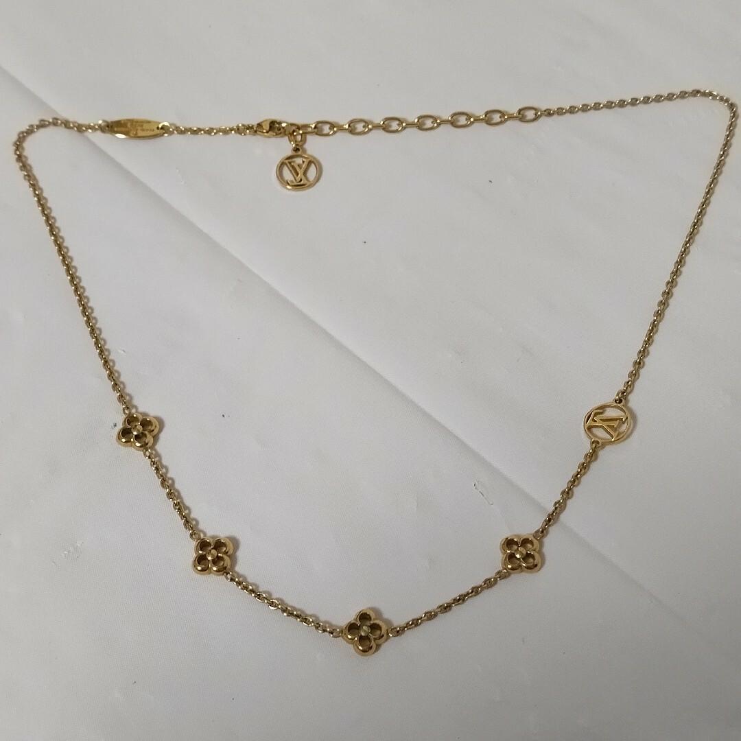 本当に信頼出来る商品 LOUIS VUITTON - 【美品】ルイヴィトン フラワーフル ネックレス ネックレス、ペンダント、チョーカー