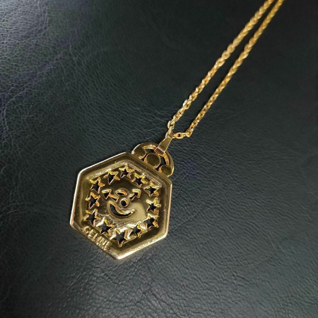 【ギフ_包装】 CELINE - 希少【極美品】Celine セリーヌ ネックレス ゴールド アクセサリー