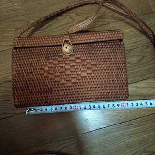 ベトナム かご ショルダーバッグ(かごバッグ/ストローバッグ)