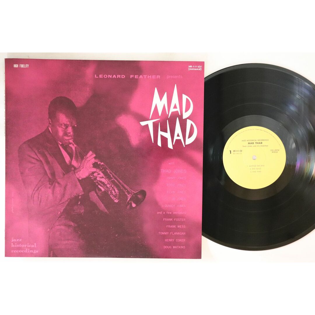 LP Thad Jones Mad Thad HR111EV JAZZ HISTORICAL /00260 エンタメ/ホビーのエンタメ その他(その他)の商品写真