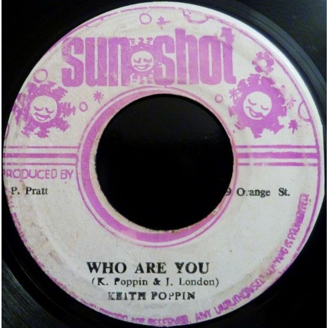 ジャマイカ7" Keith Poppin / Sunshot Band Who Are You / Dub Heavier Than Lead NONE Sunshot /00080 エンタメ/ホビーのエンタメ その他(その他)の商品写真