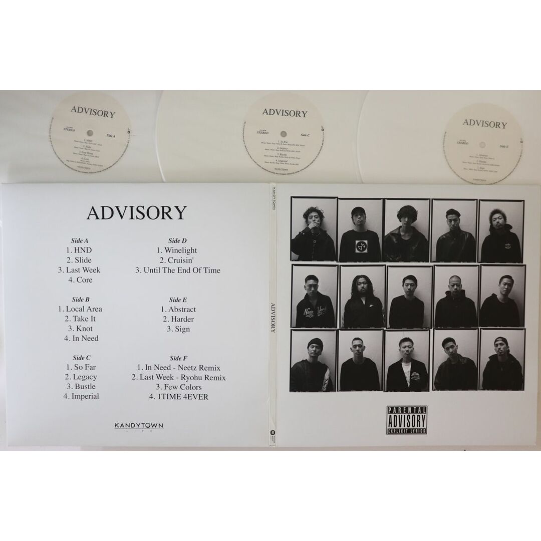 3discs LP Kandytown Advisory WPJL101213 WARNER MUSIC JAPAN /00920 エンタメ/ホビーのエンタメ その他(その他)の商品写真