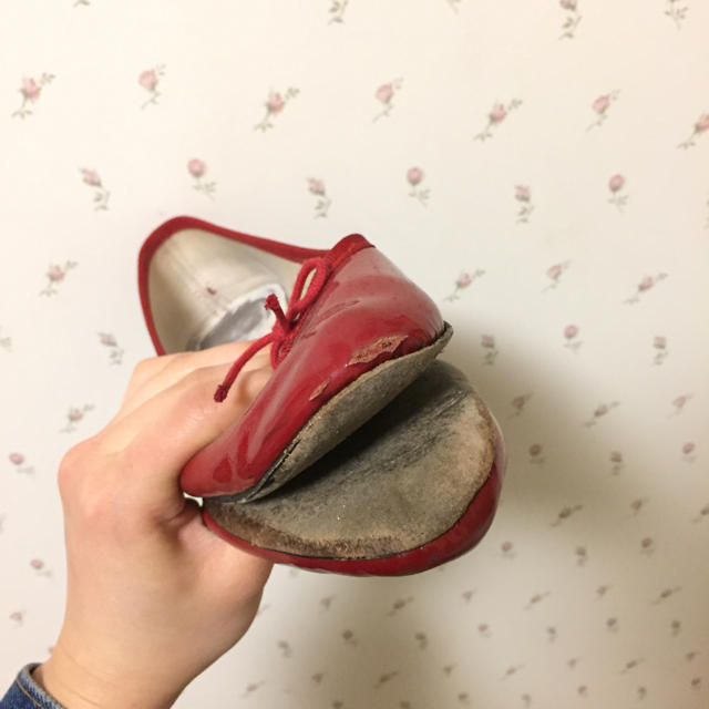 repetto(レペット)のrepetto バレエシューズ レッド レディースの靴/シューズ(バレエシューズ)の商品写真