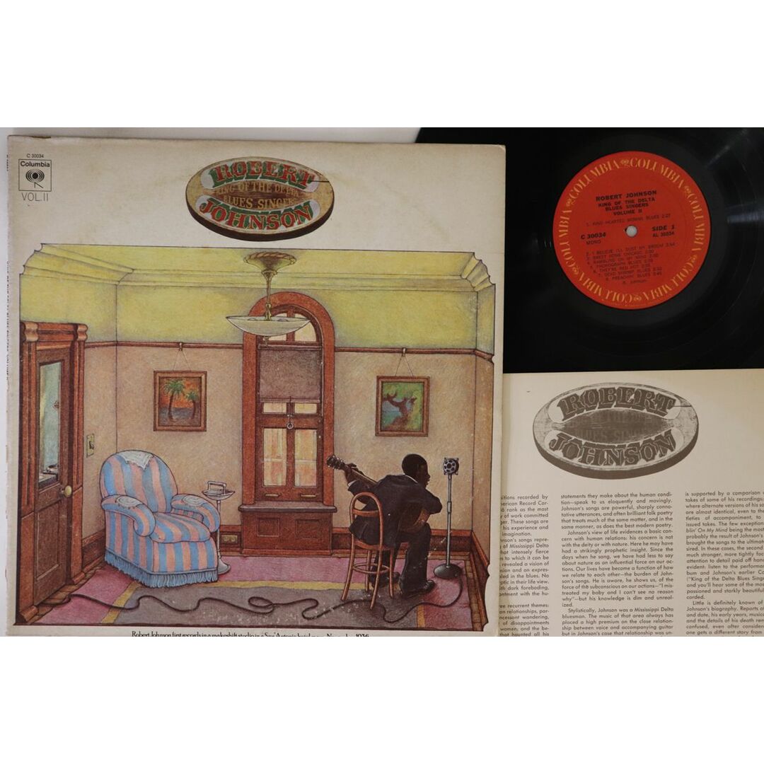 LP Robert Johnson King Of The Delta Blues Singers 2 C30034 COLUMBIA US Vinyl /00260 エンタメ/ホビーのエンタメ その他(その他)の商品写真