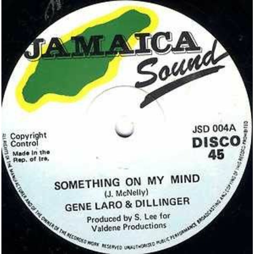 英12" Gene Laro & Dillinger Something On My Mind / Funny Feeling JSD004 Jamaica Sound /00250 エンタメ/ホビーのエンタメ その他(その他)の商品写真