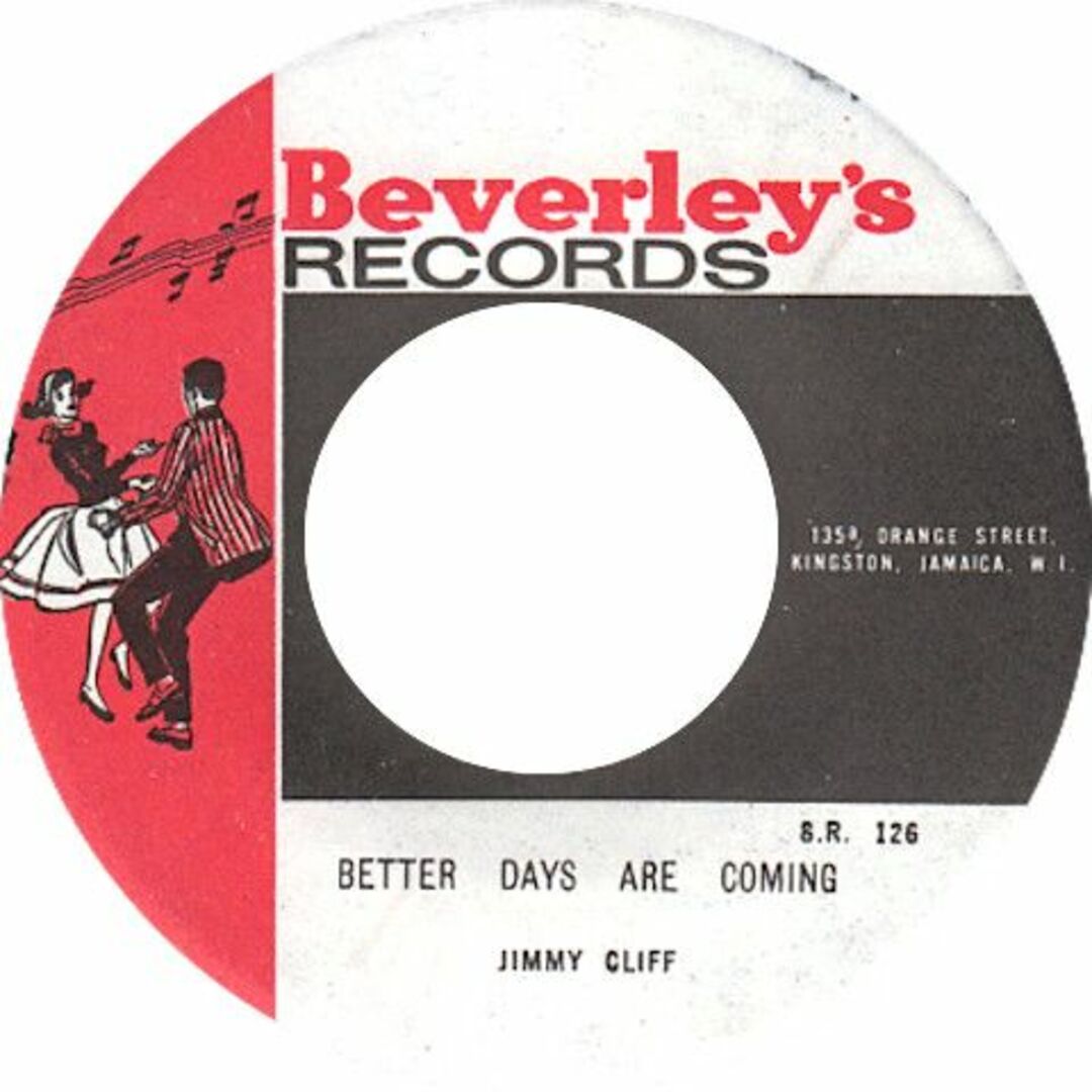 ジャマイカ7" Jimmy Cliff Better Days Are Coming SR126 Beverleys Records /00080 エンタメ/ホビーのエンタメ その他(その他)の商品写真