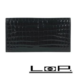 エルメス(HERMES)の■中古■　エルメス オオサカ オーサカ MC2 長財布 クロコ ニロティカス ブラック 【323058】2(財布)