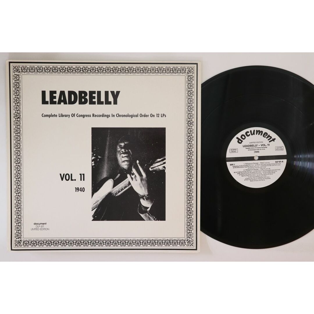 オーストリアLP Leadbelly Vol. 11 1940 DLP611 DOCUMENT /00260 エンタメ/ホビーのエンタメ その他(その他)の商品写真