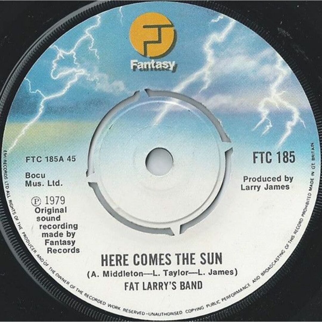 英7" Fat Larrys Band Here Comes The Sun FTC185 Fantasy /00080 エンタメ/ホビーのエンタメ その他(その他)の商品写真