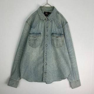 RRL - 新品*RRL*インディゴ シャンブレー ワークシャツ*S