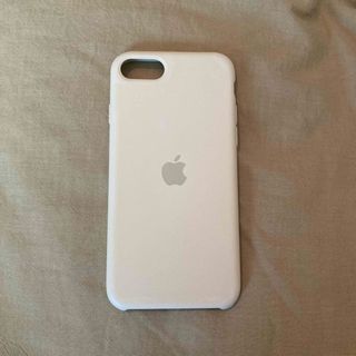 アップル(Apple)のApple iPhone SE シリコンケース ホワイト(iPhoneケース)
