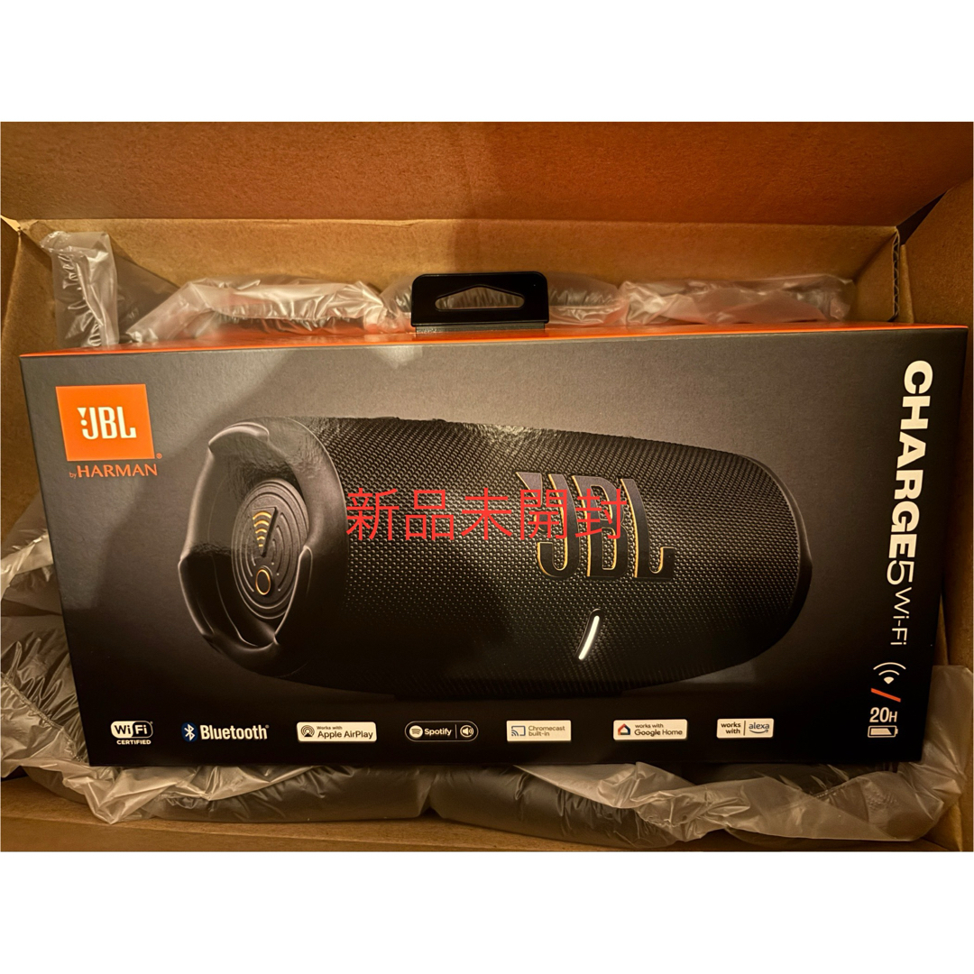 JBL(ジェイビーエル)のJBL CHARGE5 Wi-Fi Bluetooth スピーカー スマホ/家電/カメラのオーディオ機器(スピーカー)の商品写真