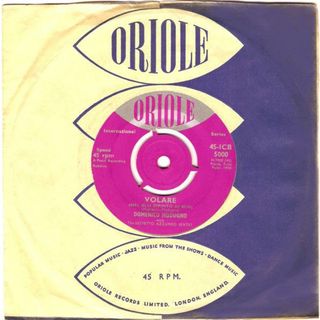 英7” Domenico Modugno Volare (Nel Blu, Dipinto Di Blu) / Nisciuno Po Sape 45ICB5000 Oriole /00080(その他)