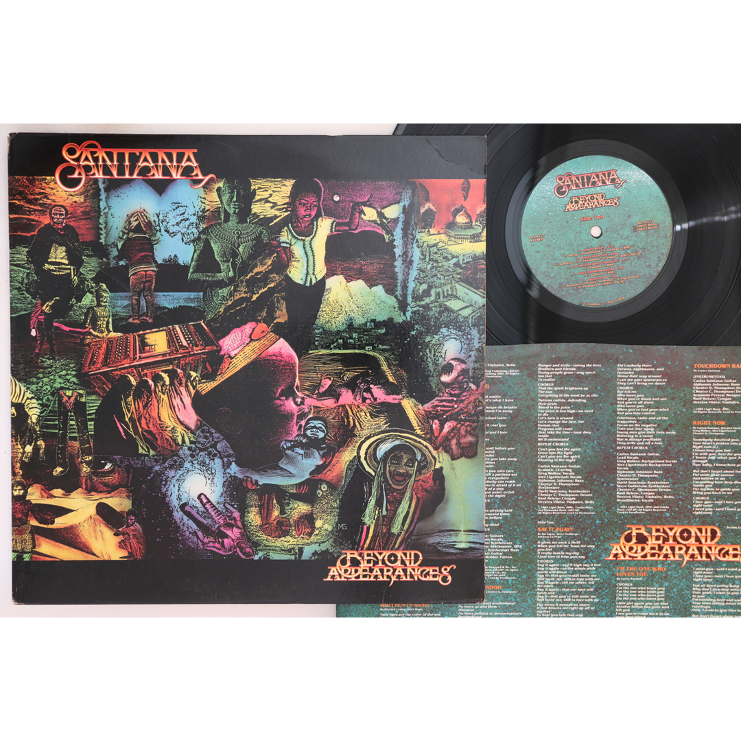 米LP Santana Beyond Appearances FC39527 COLUMBIA /00260 エンタメ/ホビーのエンタメ その他(その他)の商品写真