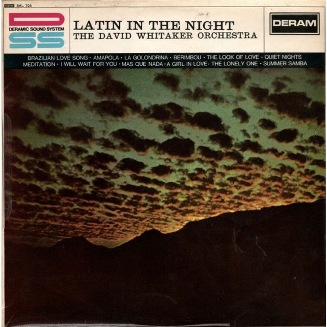 英LP The David Whitaker Orchestra Latin In The Night SML703 Deram, Deram /00260 エンタメ/ホビーのエンタメ その他(その他)の商品写真