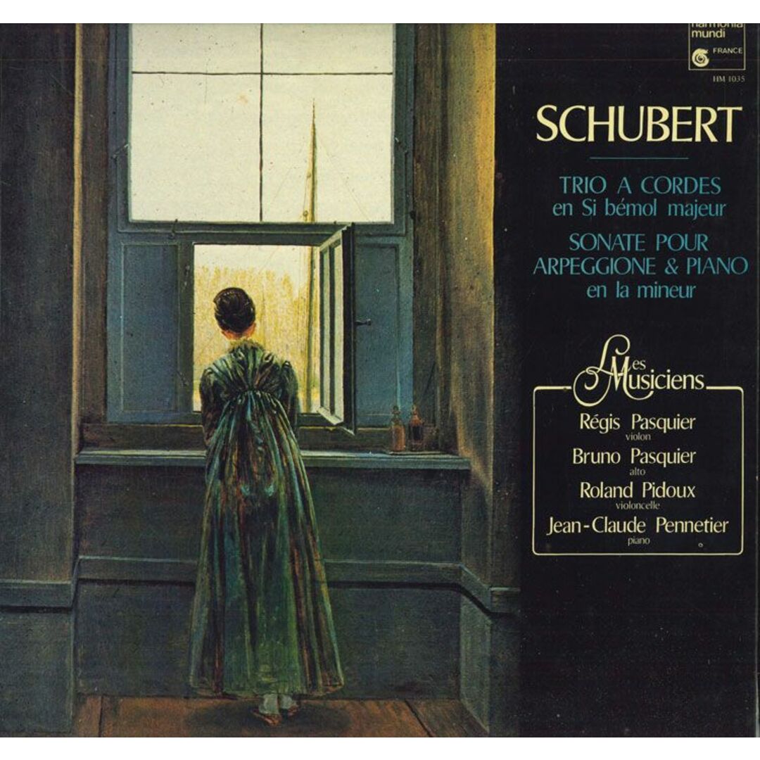 仏LP レジス・パスキエ アルペジョーネ･ソナタ シューベルト 室内楽集 HM1035 HARMONIA MUNDI FRANCE /00260