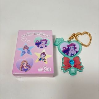 シークレットキーホルダー　ディズニープリンセス　アリエル　ペンライト風(キャラクターグッズ)