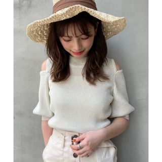 MAJESTIC LEGON - マジェスティックレゴン キラキラ肩あきニット