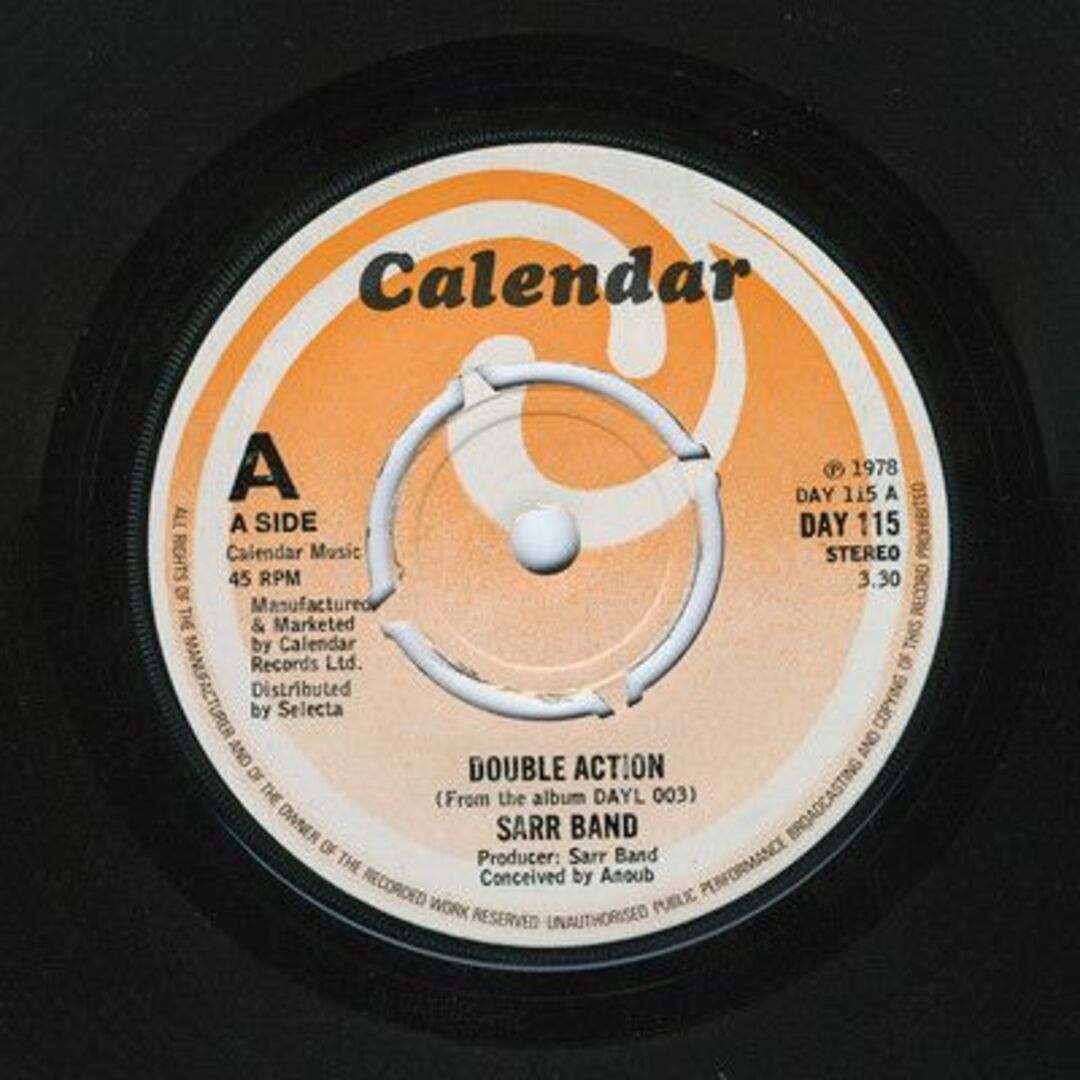 英7" Sarr Band Double Action / Soul Tango DAY115 Calendar (2) /00080 エンタメ/ホビーのエンタメ その他(その他)の商品写真