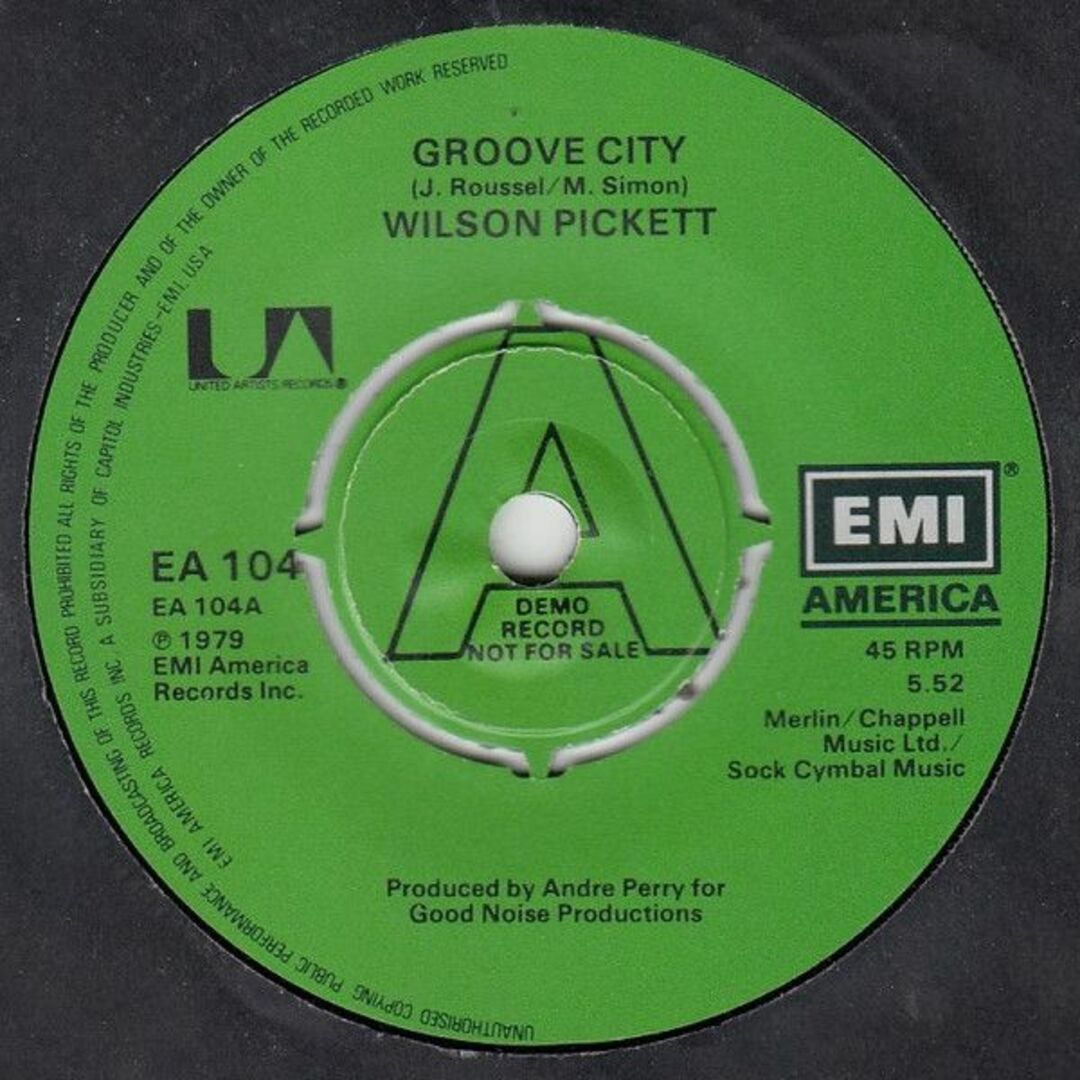 英7” Wilson Pickett Groove City EA104 EMI America /00080 エンタメ/ホビーのエンタメ その他(その他)の商品写真