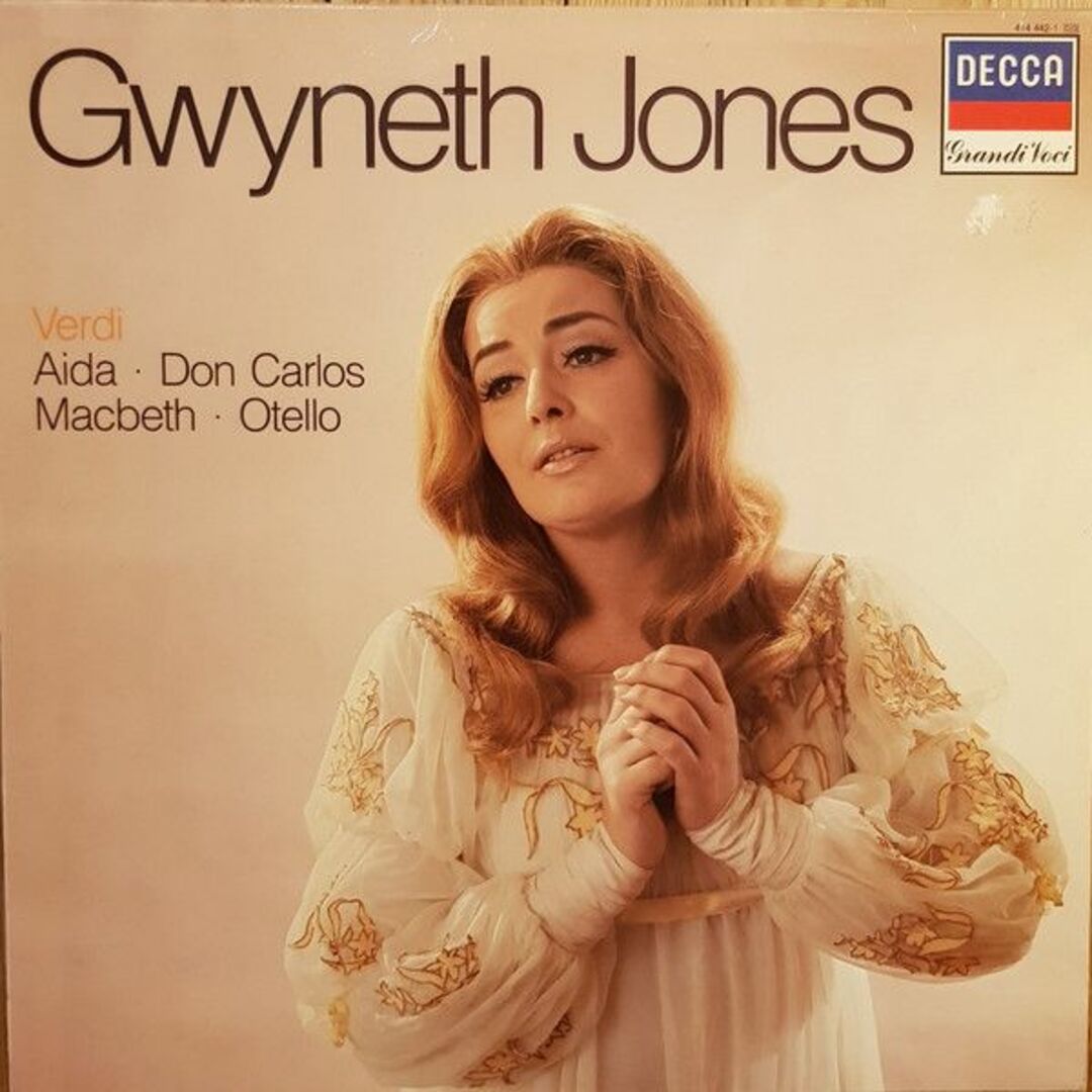 英LP Gwyneth Jones Gwyneth Jones Verdi 4144421 Grandi Voci /00260 エンタメ/ホビーのエンタメ その他(その他)の商品写真