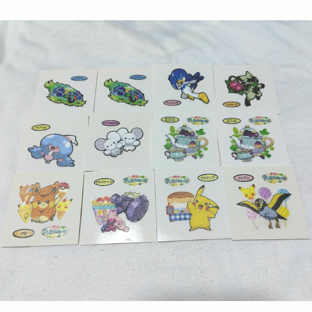 ポケモン(ポケモン)のポケモンシール12枚セット エンタメ/ホビーのおもちゃ/ぬいぐるみ(キャラクターグッズ)の商品写真