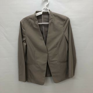 ロートレアモン(LAUTREAMONT)の【LAUTREAMONT】ロートレアモン　ベージュ　38　ジャケット　長袖　レディース　ノーカラージャケット(ノーカラージャケット)